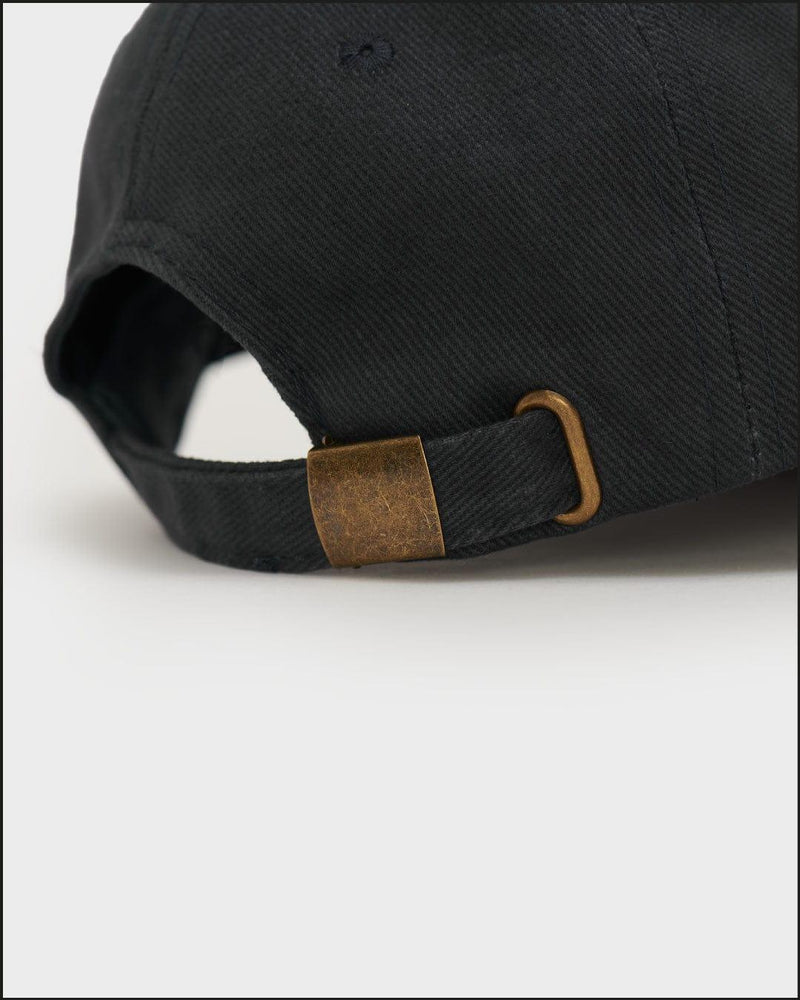 BLACK ORGANIC COTTON CAP - ARZE™